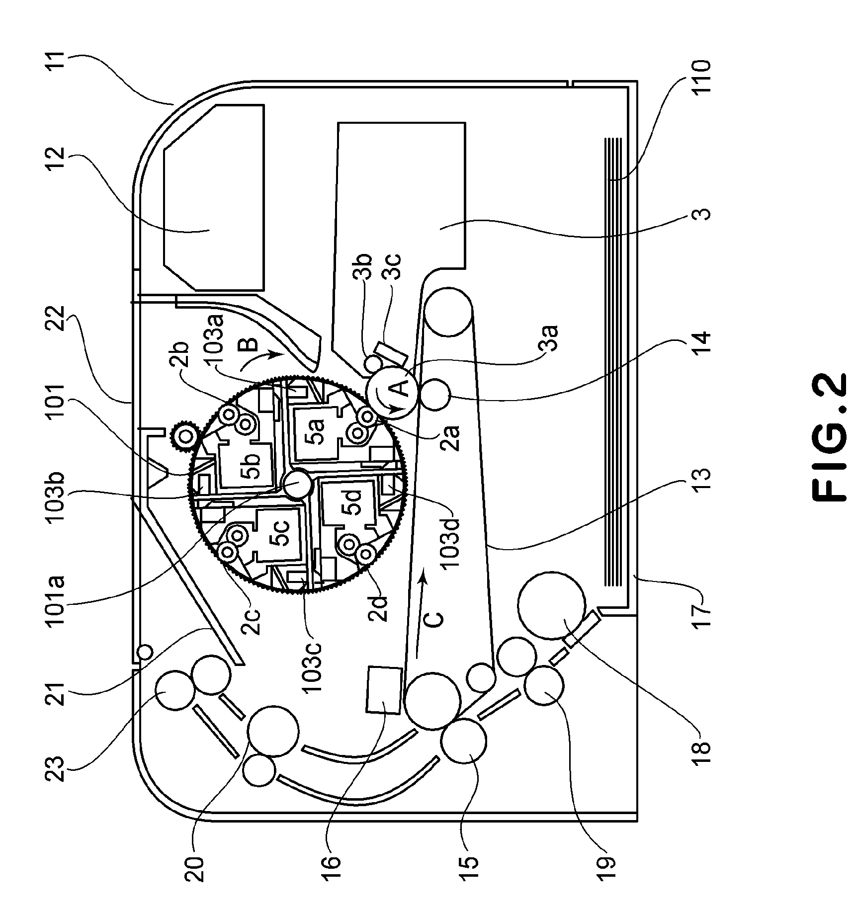 Cartridge with developer layer thickness regulating member and image forming apparatus including the same