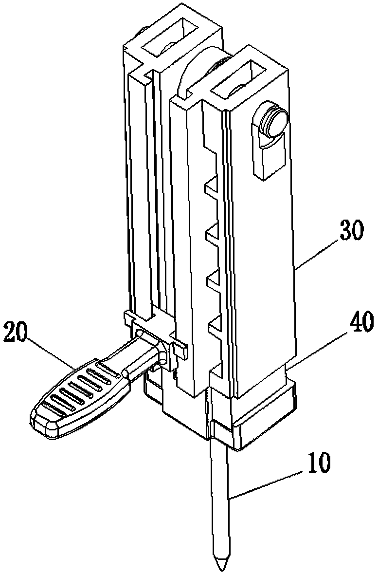 Centering pin positioning guide structure