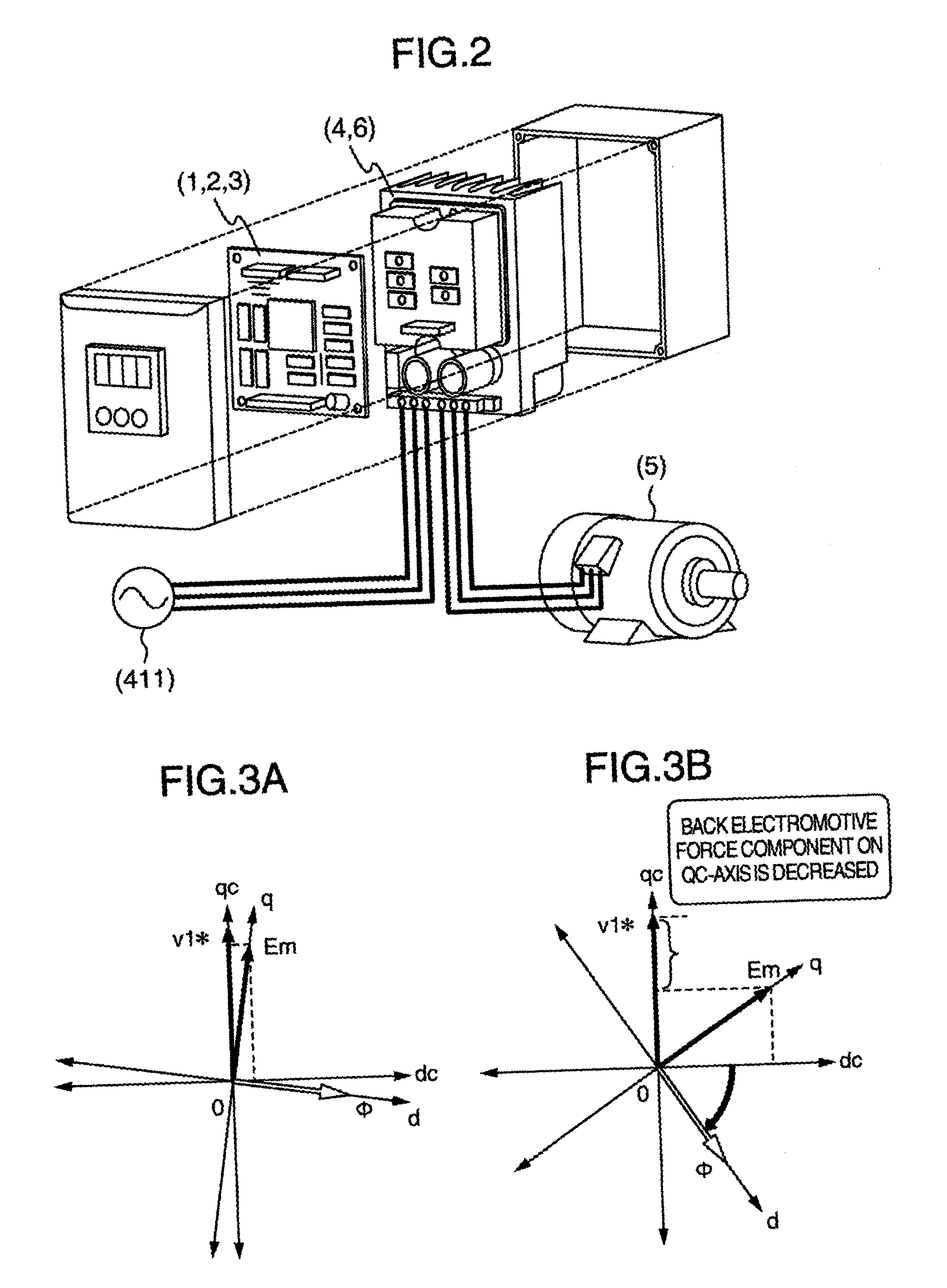 System for driving electric motor