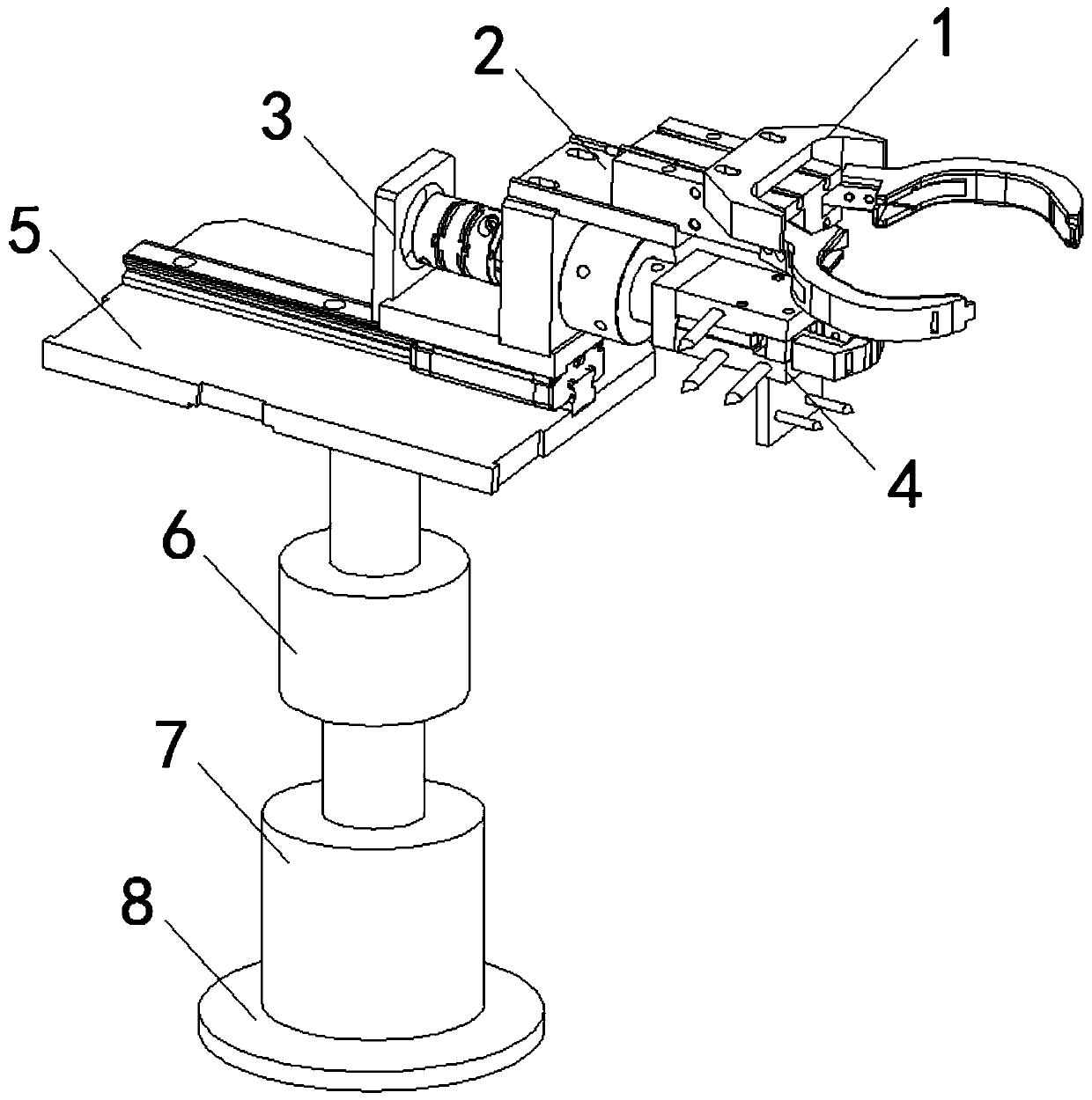 An automatic installation robot arm for production line