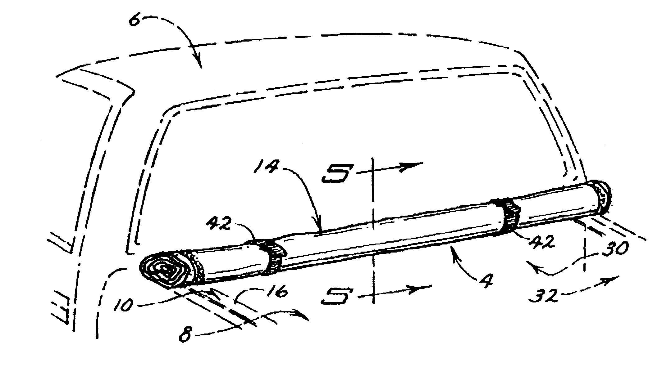 Strap bracket for soft roll-up covers