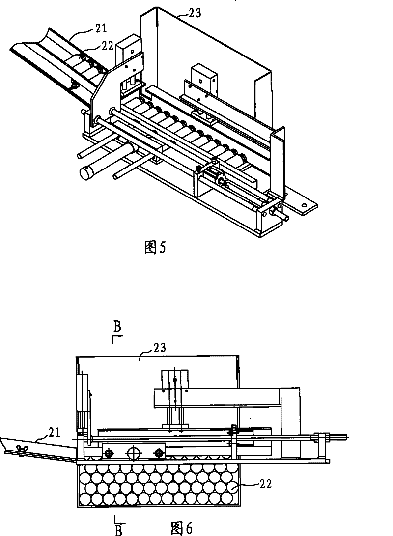 Bottle pushing apparatus