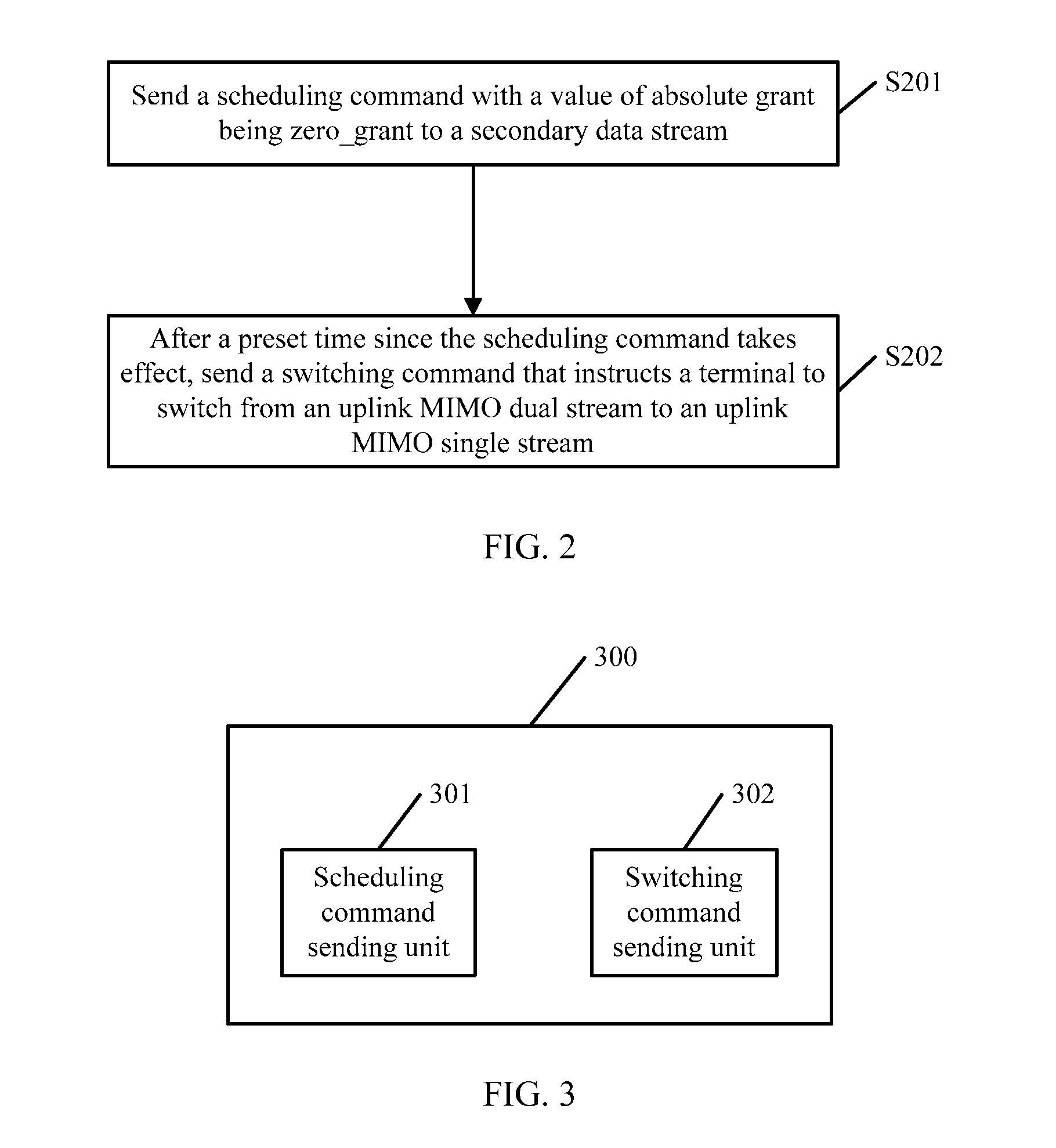 Method and device for switching from dual stream to single stream in uplink MIMO mode