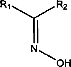 Oxime compound, preparation process and application thereof