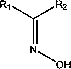 Oxime compound, preparation process and application thereof