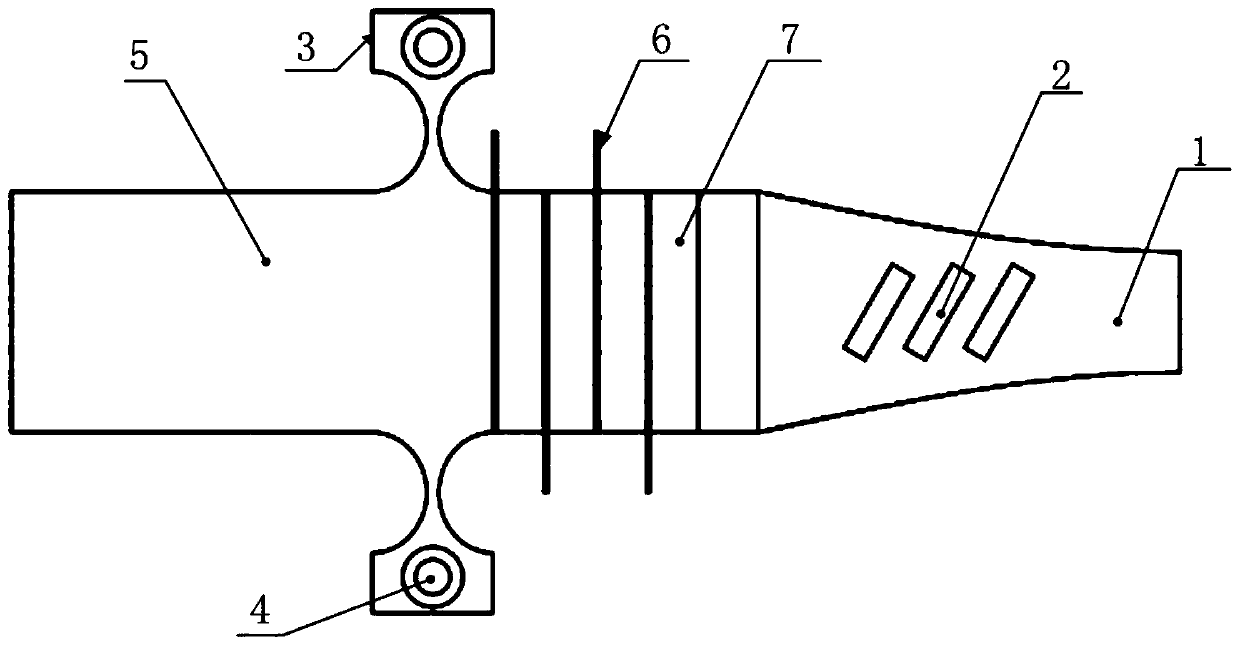 Single excitation longitudinal bending composite vibration ultrasonic transducer