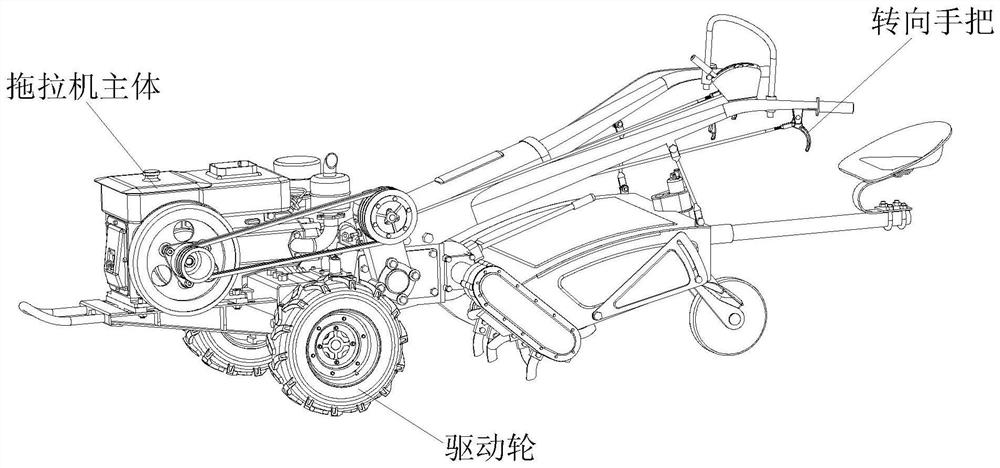 Quick-assembly type electric reversing device of agricultural tractor