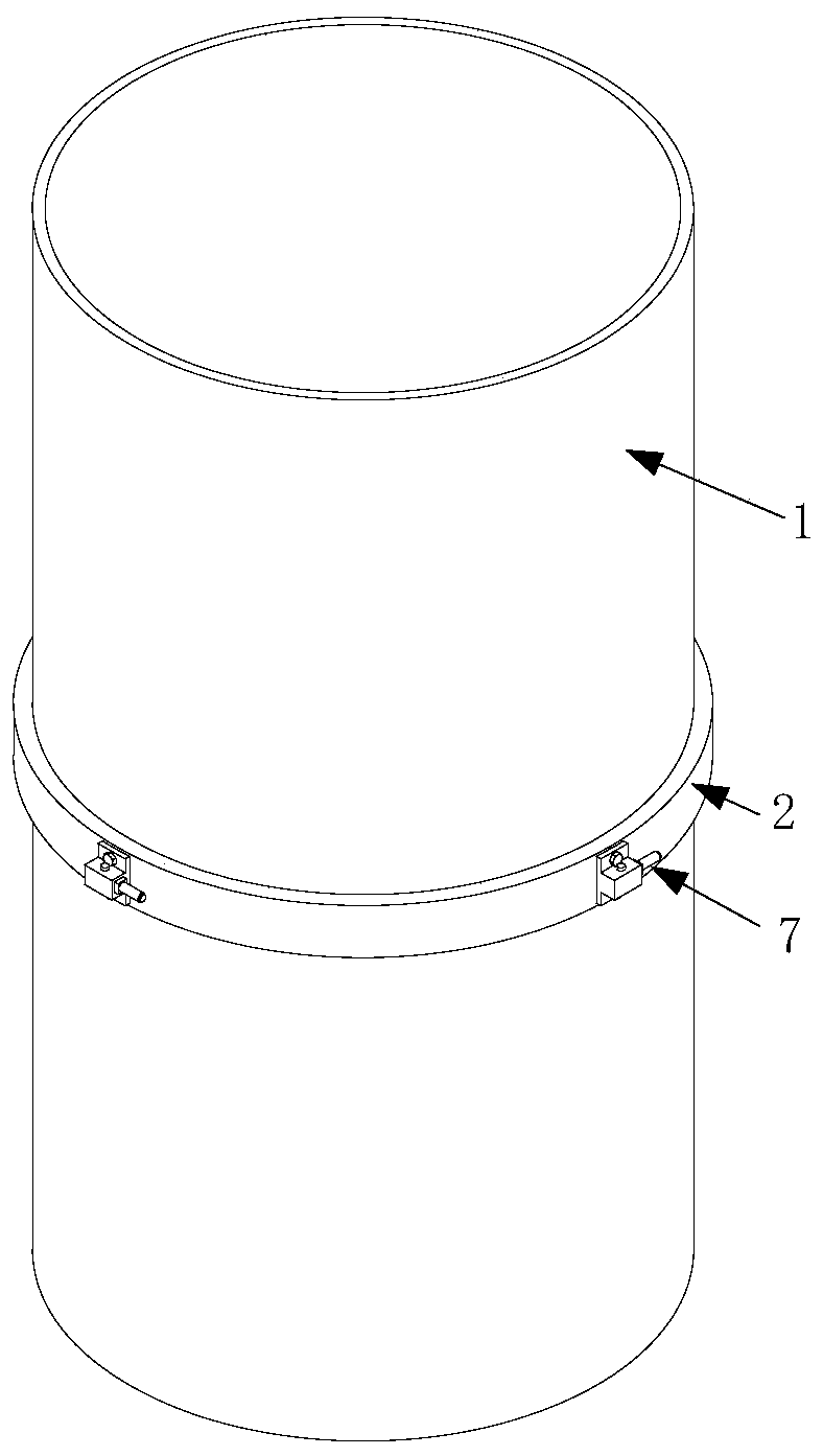 High-rigidity and low-impact sealed connection and separation device and method for spacecraft