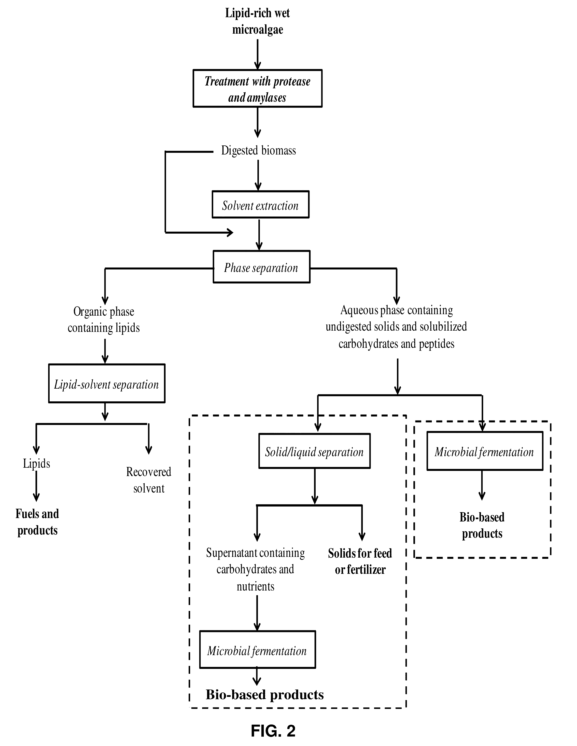 Enzymatic Digestion of Microalgal Biomass for Lipid, Sugar, and Protein Recovery