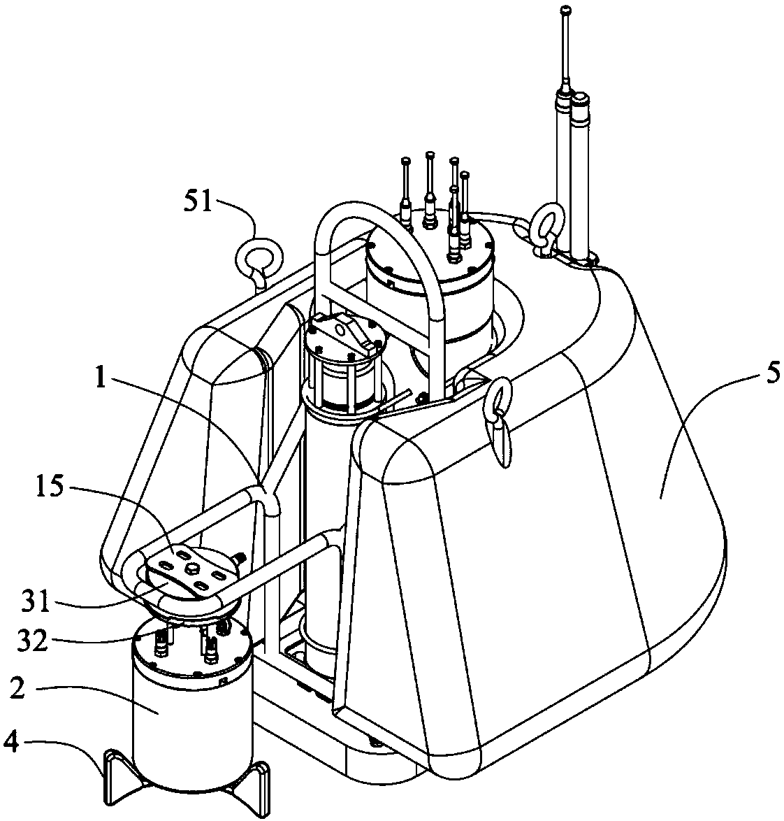 Sea-bottom seismograph