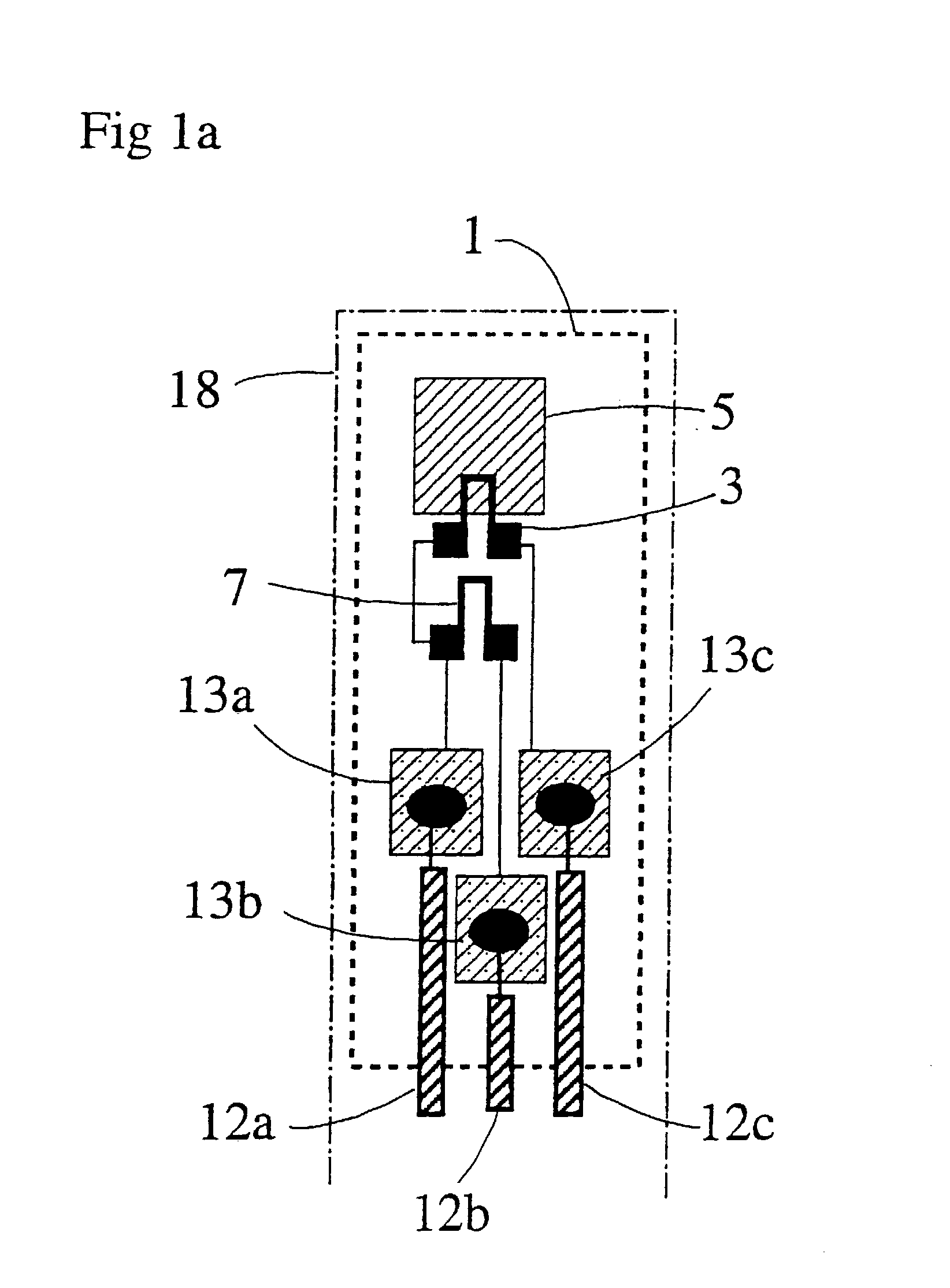 Sensing device and a method for measuring at least two features, for example pressure and/or flow rate and temperature