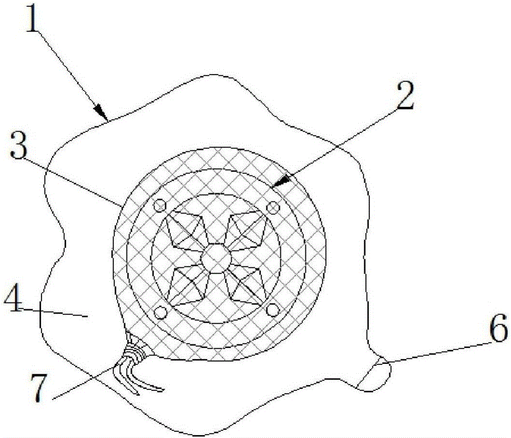 Heating and cooling two-purpose water bag without wire