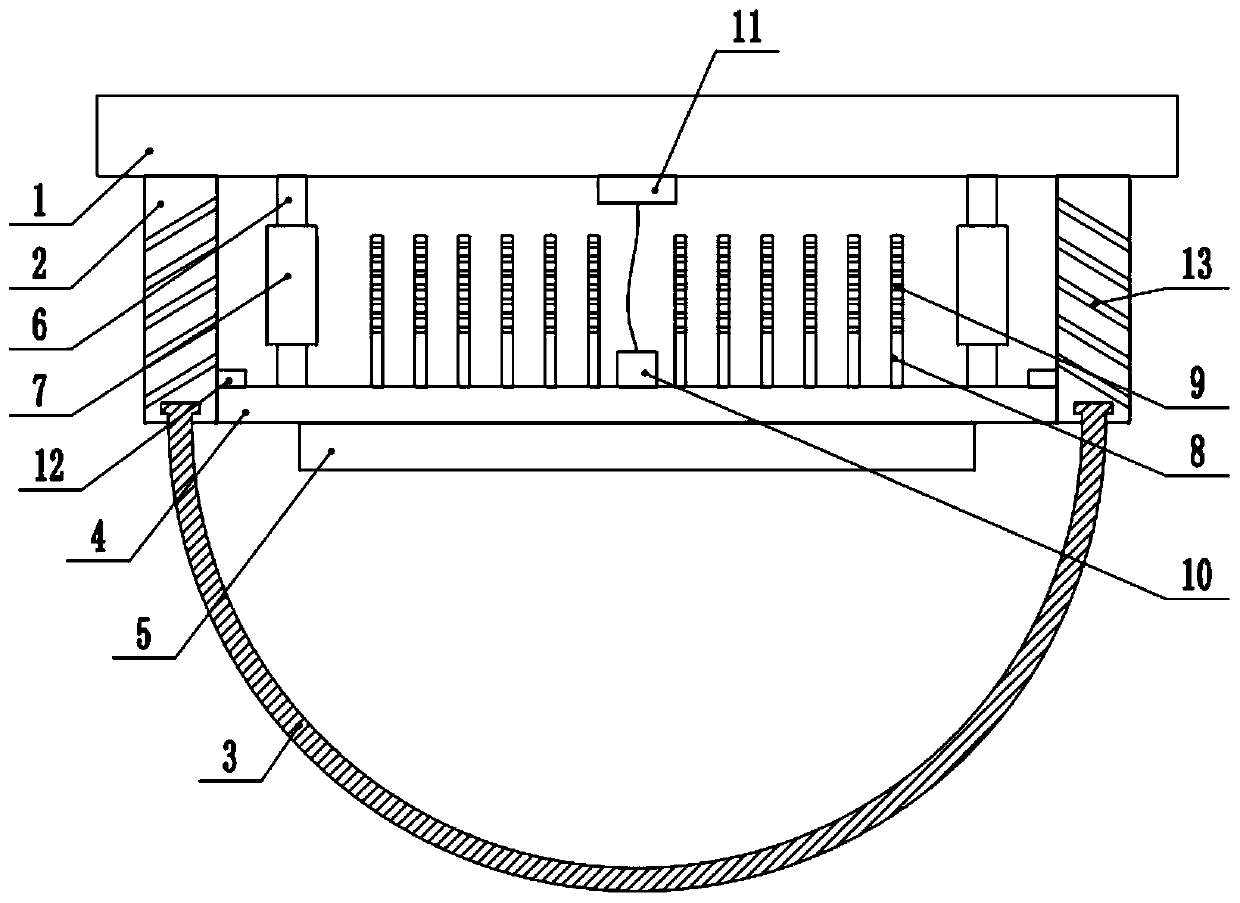 Suspension type heat dissipation LED lamp