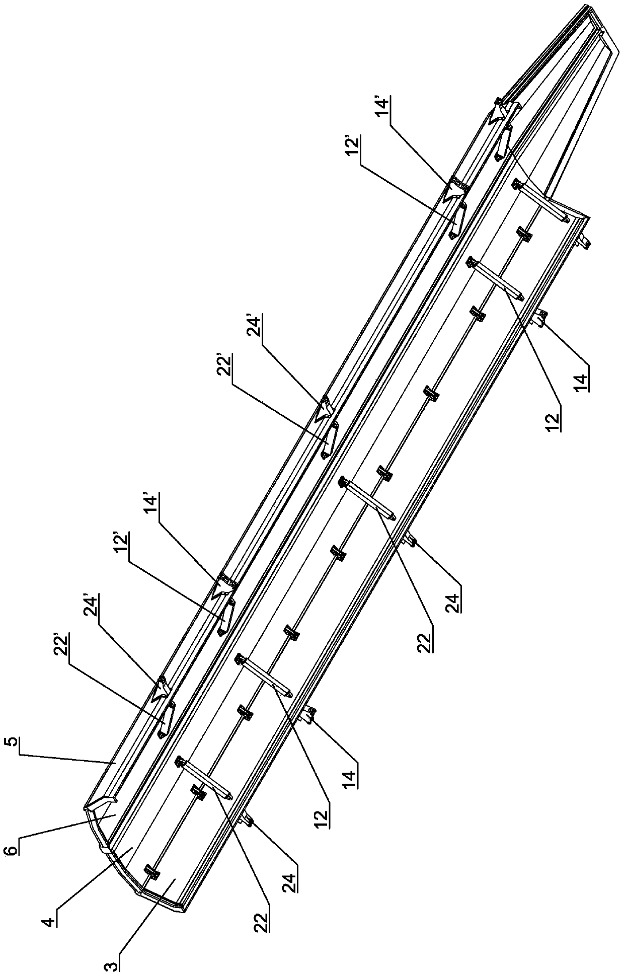 A hatch system for opening and closing the heat preservation cabin of a transport vehicle