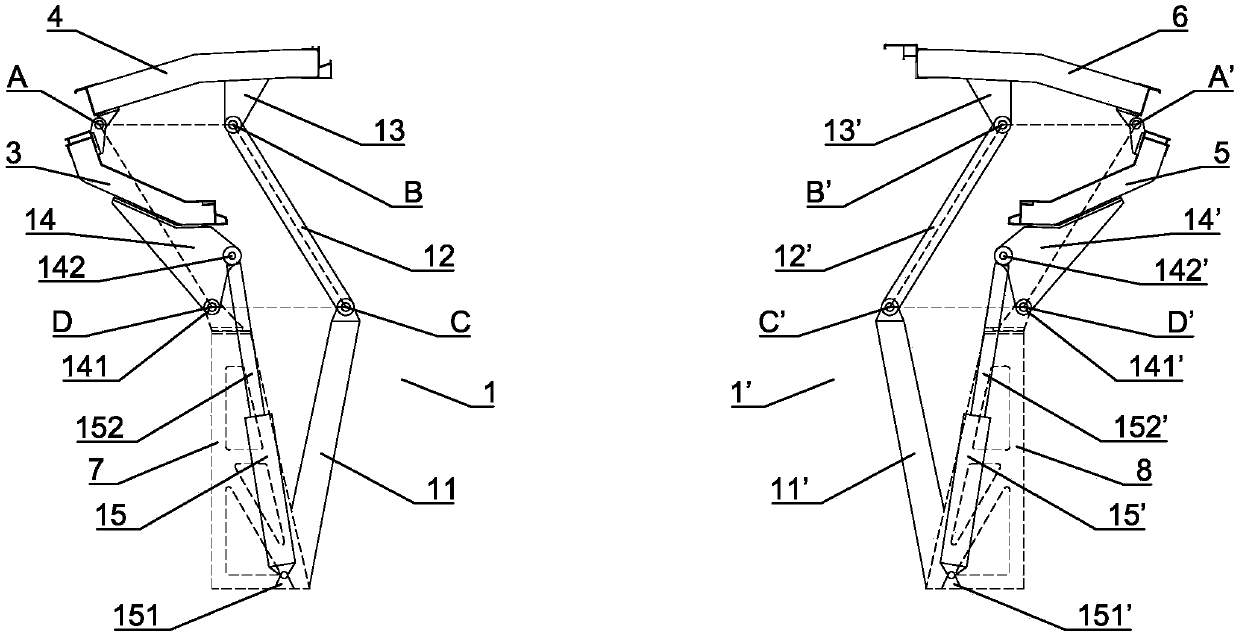 A hatch system for opening and closing the heat preservation cabin of a transport vehicle