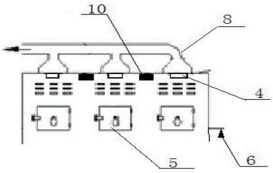 A microwave treatment device for potassium-bearing shale intermediates