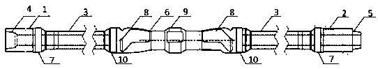 A functional drill pipe for wellbore shaping