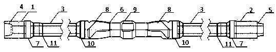 A functional drill pipe for wellbore shaping