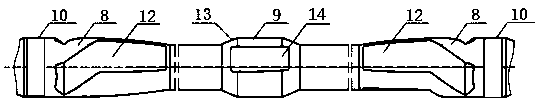 A functional drill pipe for wellbore shaping