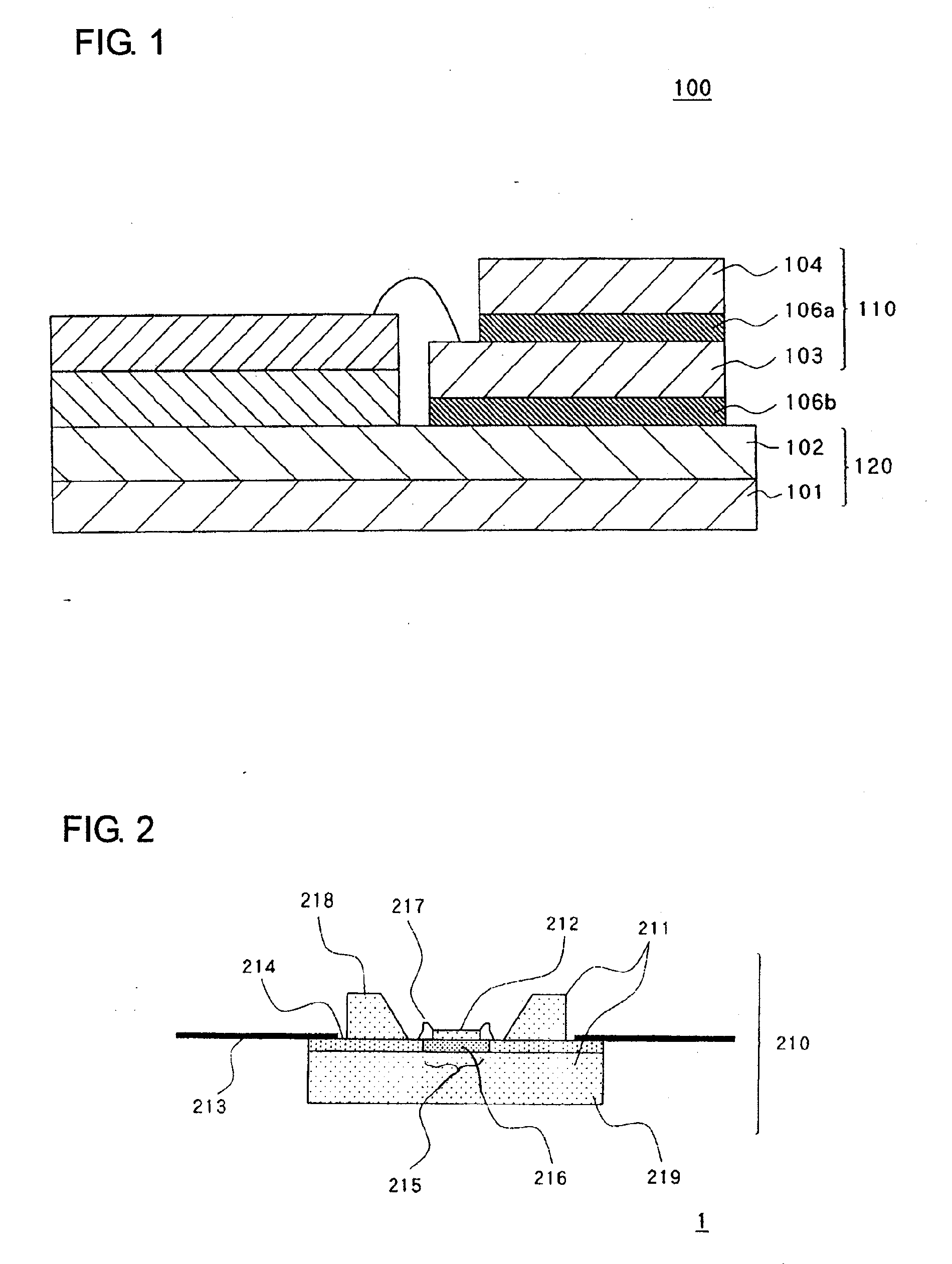 Electronic device and method of manufacturing and electronic device