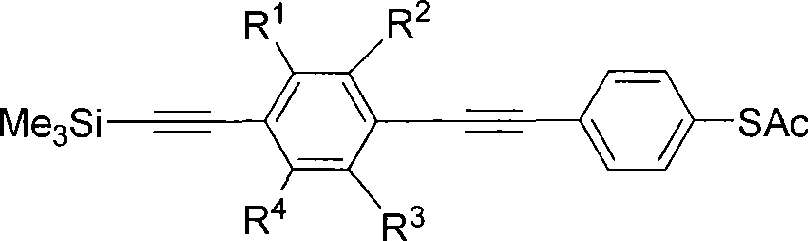 Organic luminescent material phenylene ethynylene dimmer, synthesizing method and use