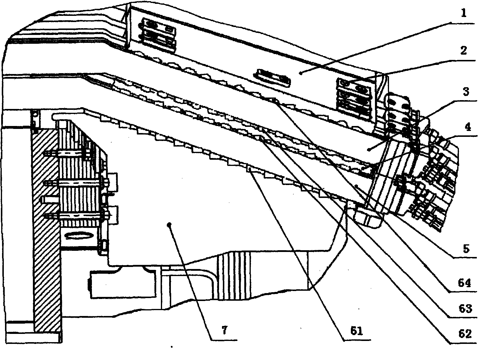 Stator coil end encapsulating and fixing method