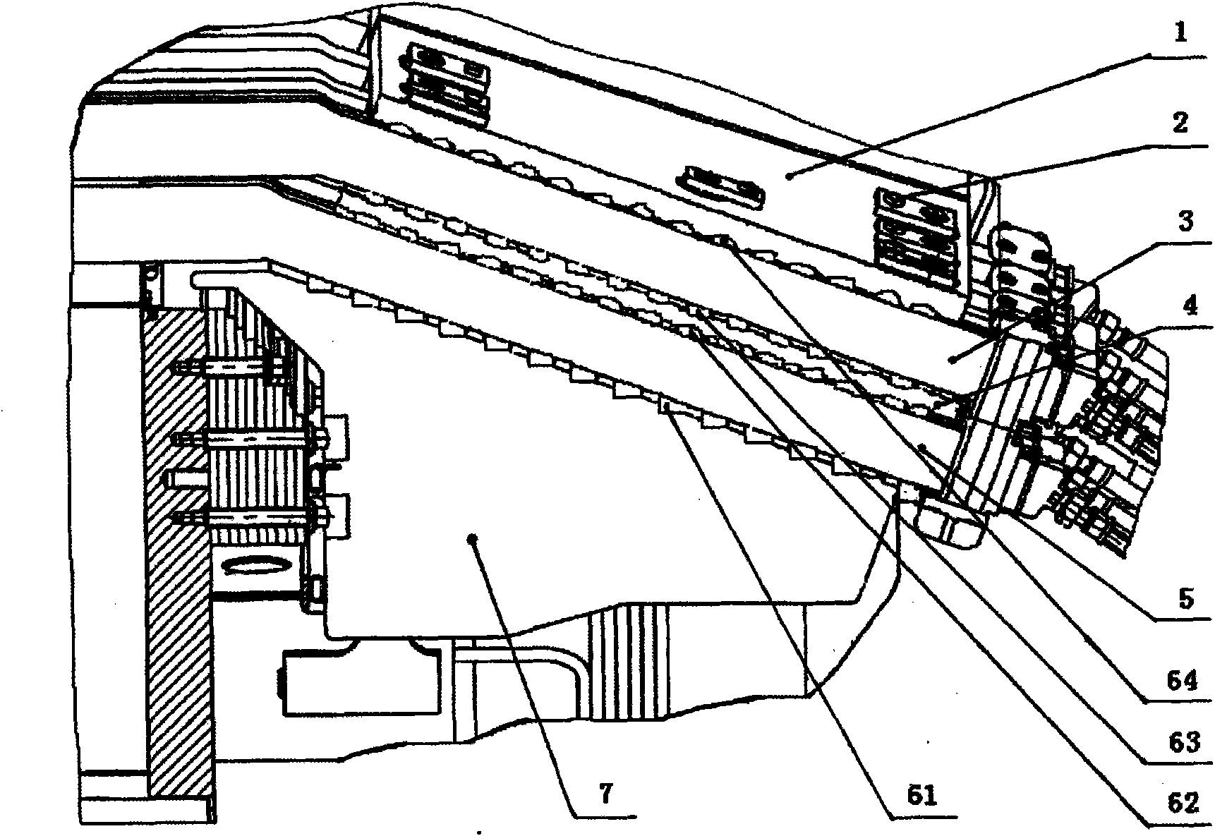 Stator coil end encapsulating and fixing method