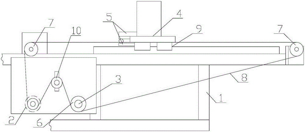 Cloth puller of cloth breaking machine