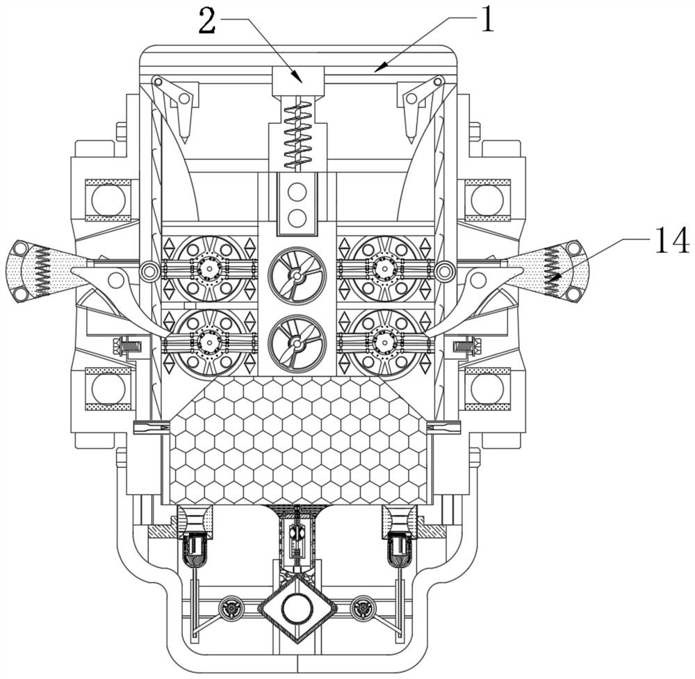 Intelligent plastic manufacturing equipment for detecting weight of particles through air cooling