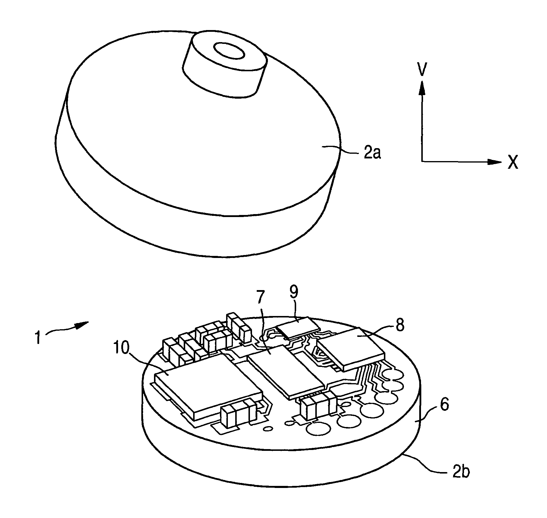 Tire sensor module and method for its manufacture