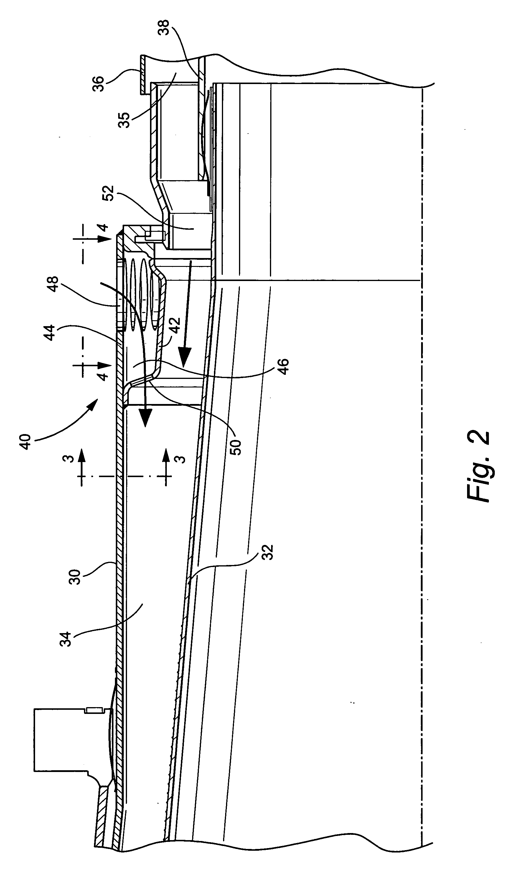 Axial flow sleeve for a turbine combustor and methods of introducing flow sleeve air