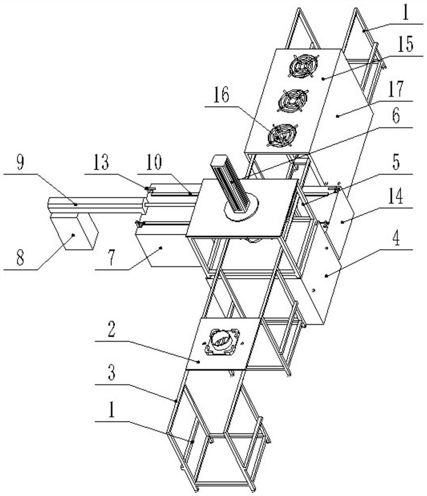 Servo motor stator shrink-fit assembly device