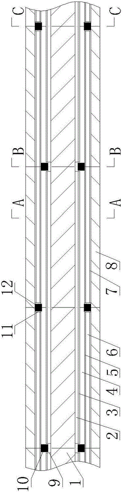 Oil well sucker rod carbon fiber heating cable and manufacturing method of the cable