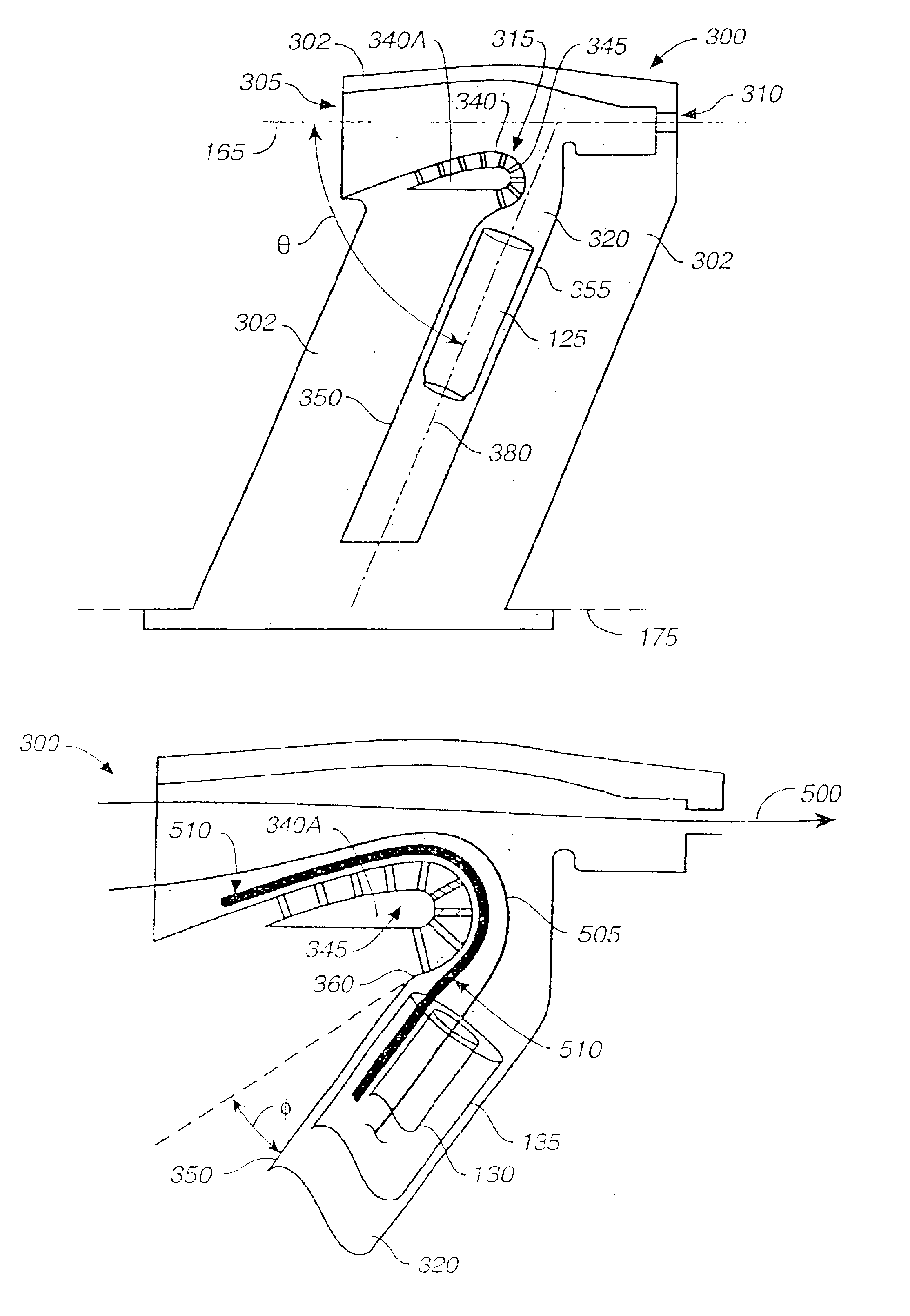 Total air temperature probe providing improved anti-icing performance and reduced deicing heater error