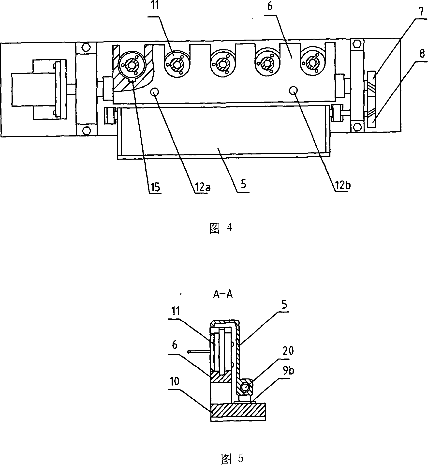Automatic survey probe replacing device and method thereof