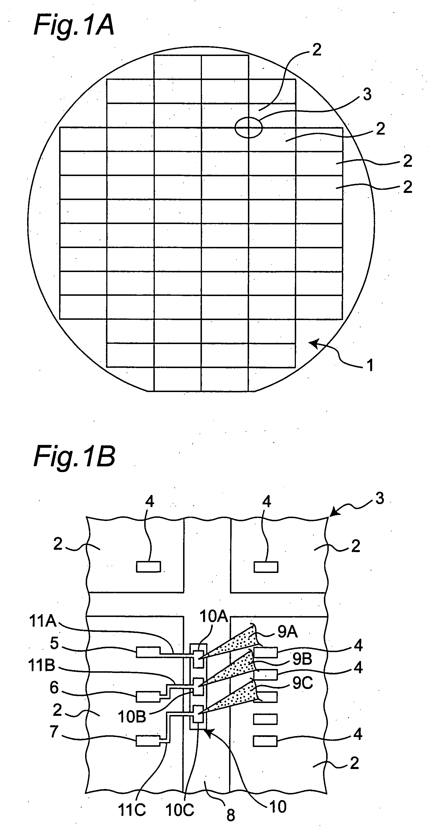 Wafer and semiconductor device testing method