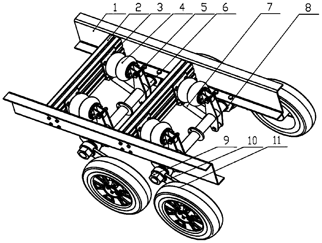 An Air Suspension System for the Follow-up Rear Axle of a Light Truck