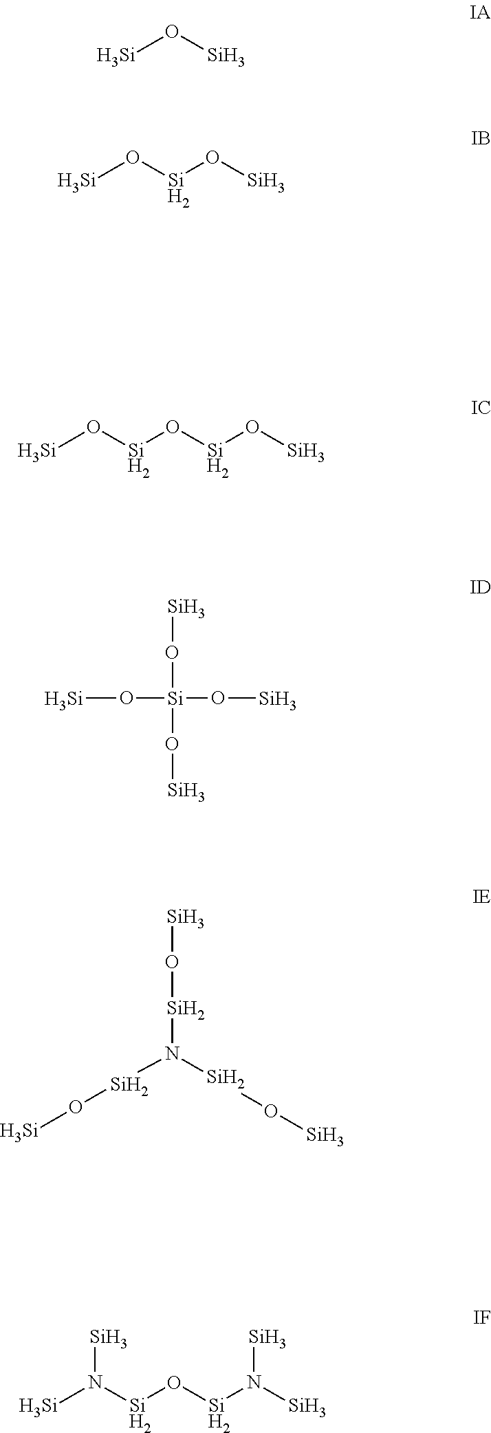 Compositions and methods using same for deposition of silicon-containing film