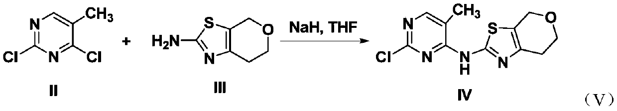 2,4-diaminopyrimidine containing dihydropyran thiazole and application of 2,4-diaminopyrimidine