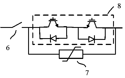 An active short-circuit high-voltage DC circuit breaker