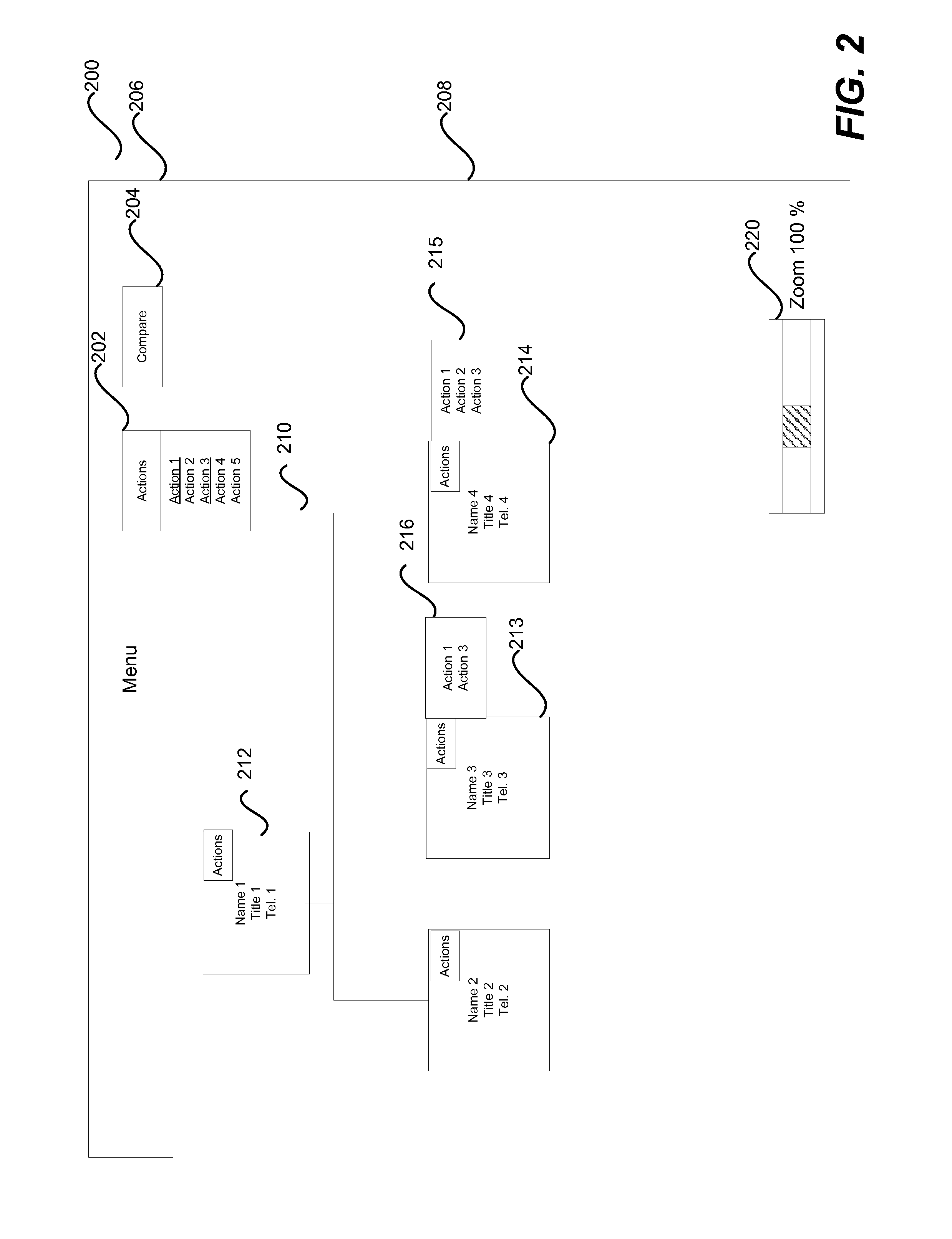 Method and system for providing graphical user interface with contextual view
