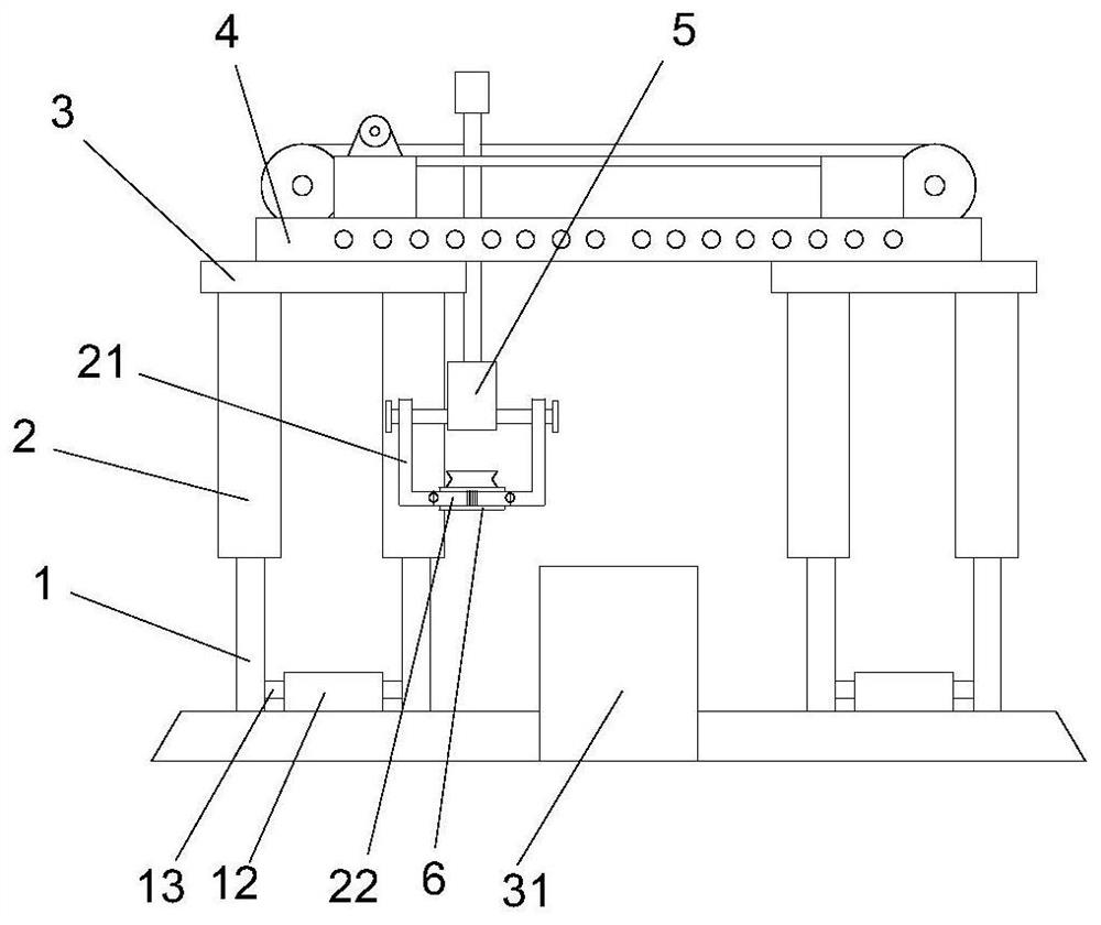 A casting machine cooling manipulator with the function of memory motion track