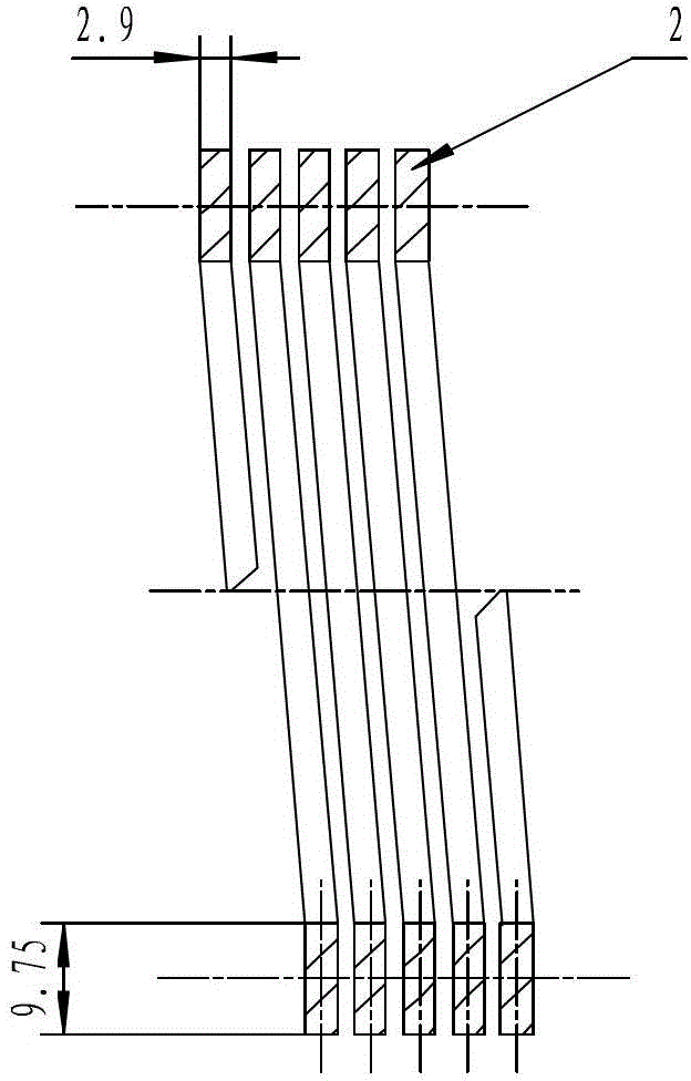 Fixture and method for winding rectangular-section wire torsional springs