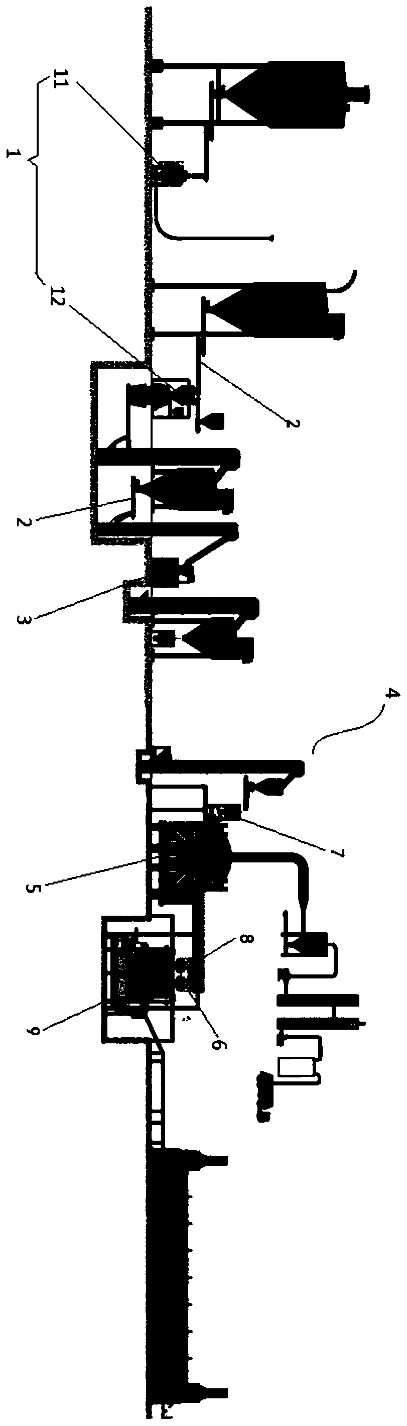 Resource disposal method and equipment for garbage fly ash