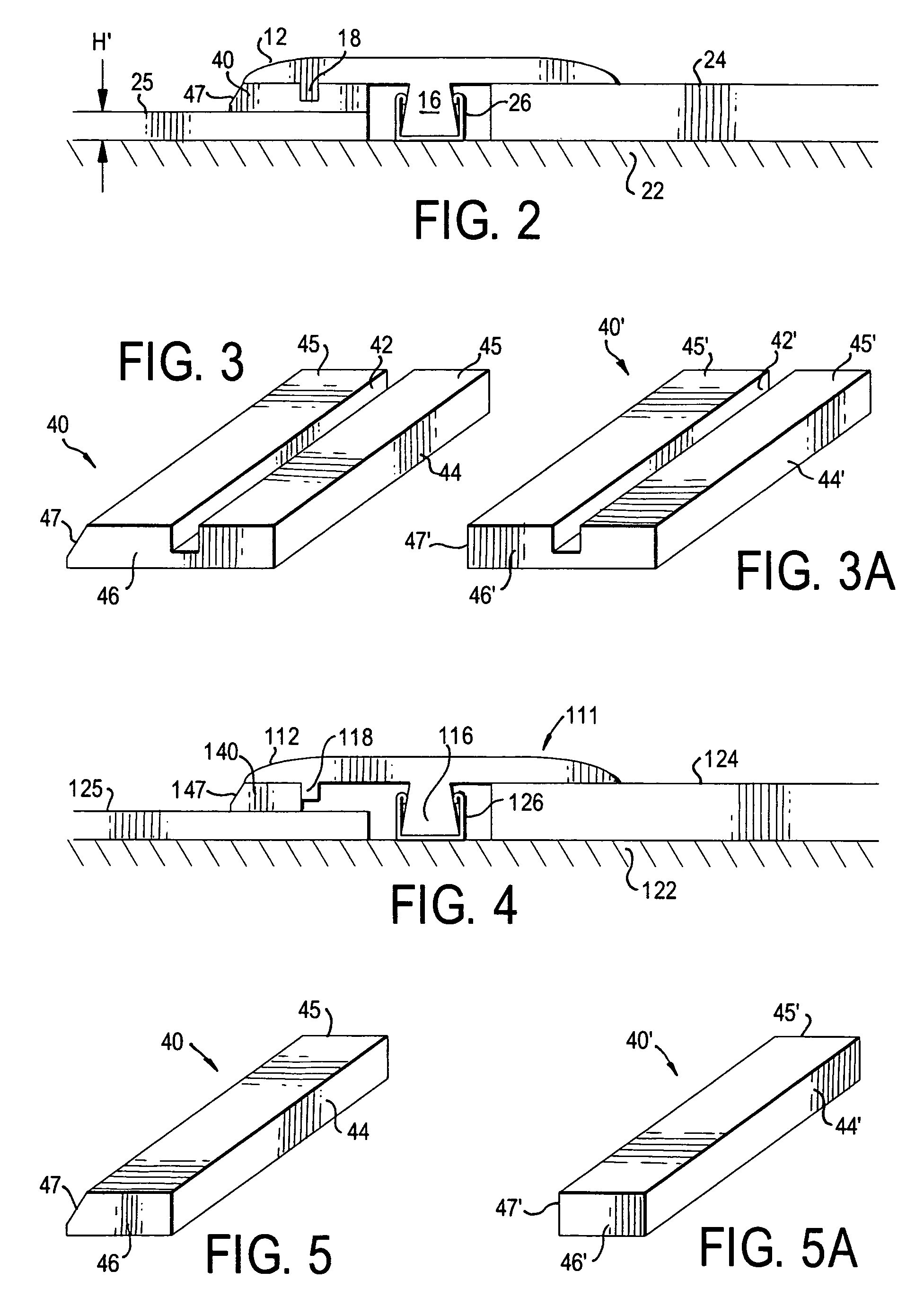 Transition molding and installation methods therefor