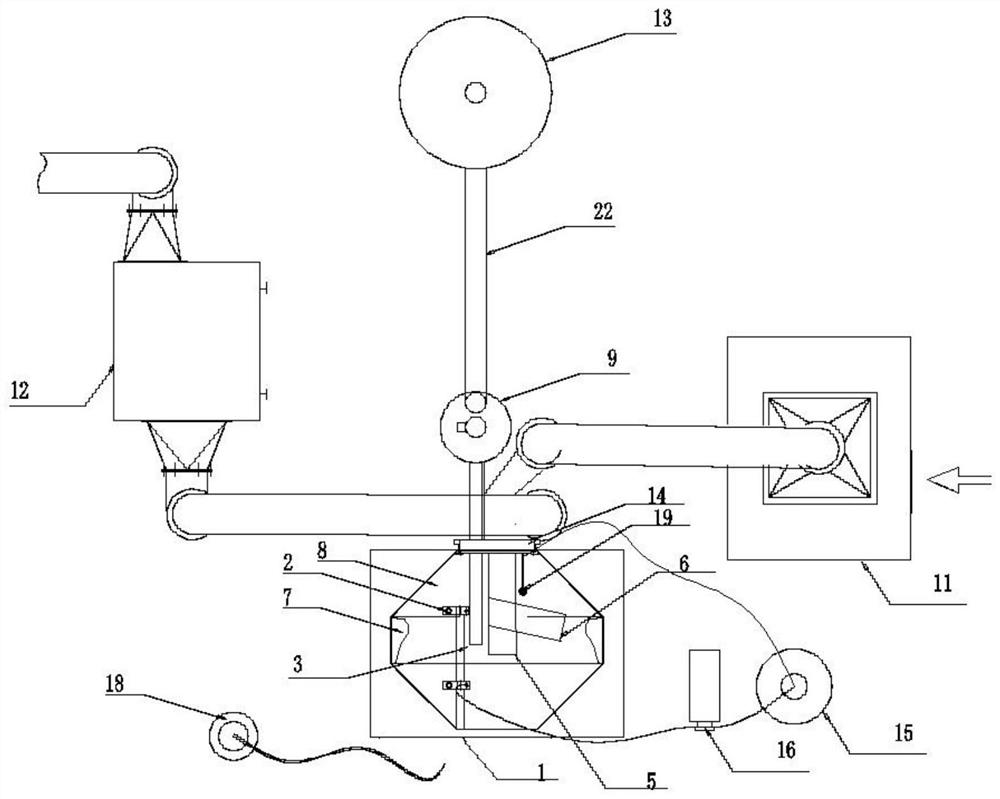 A matrix powder coating equipment and process method for spherical nuclear fuel particles