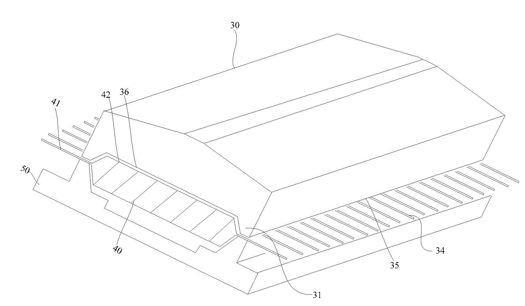 Shaping die for chip package leads