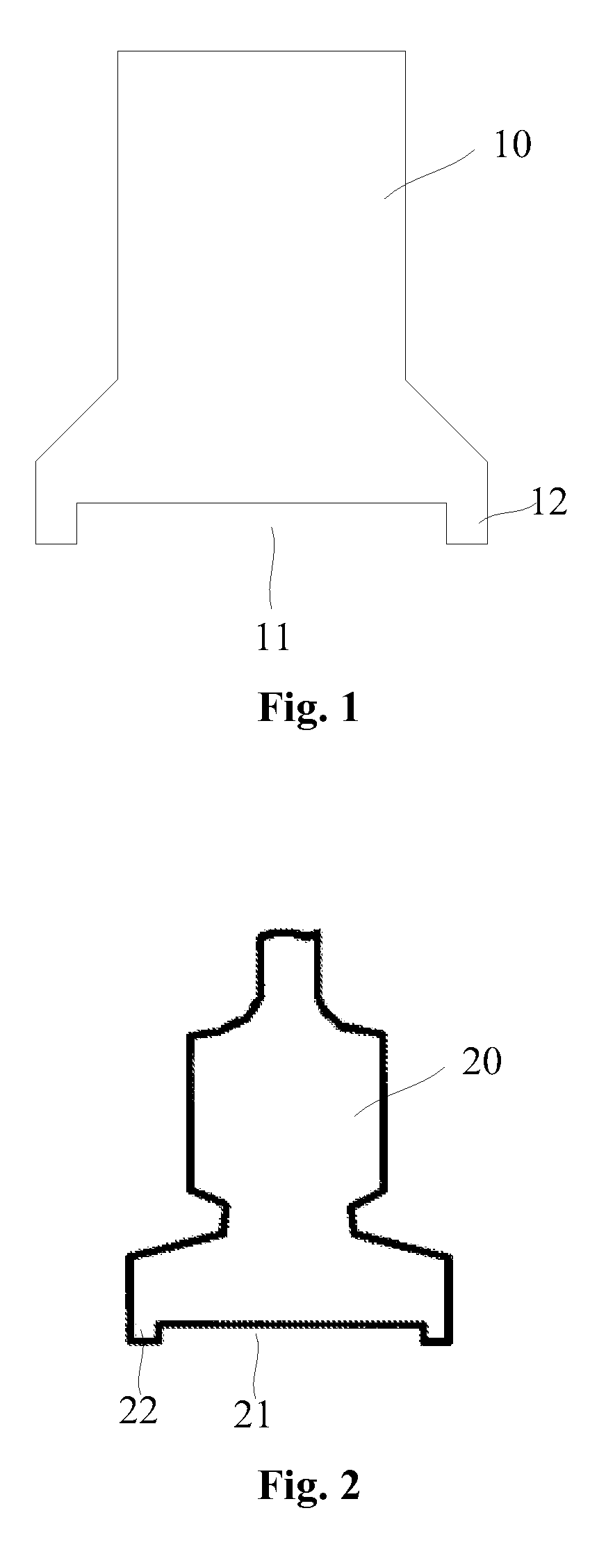 Shaping die for chip package leads