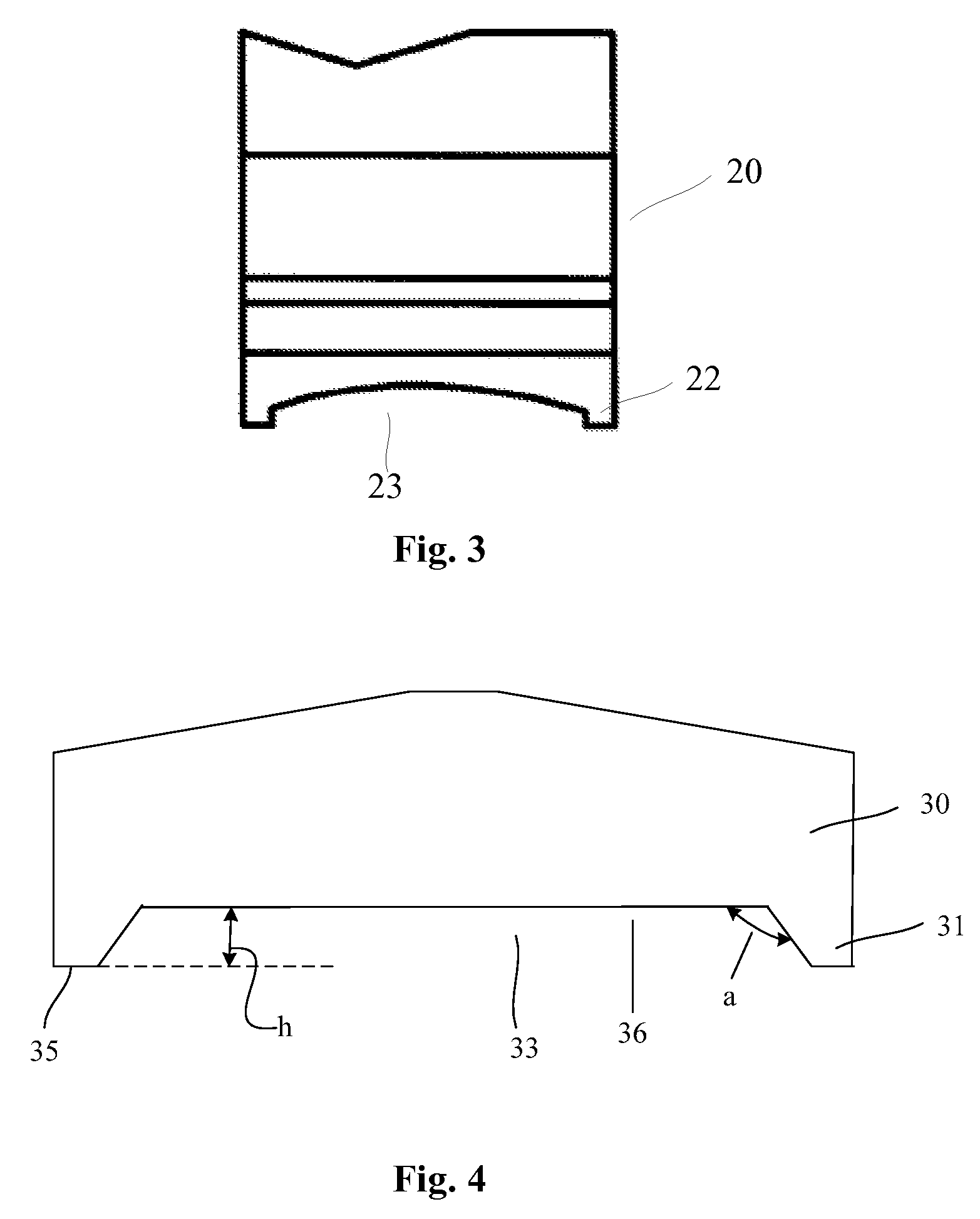 Shaping die for chip package leads