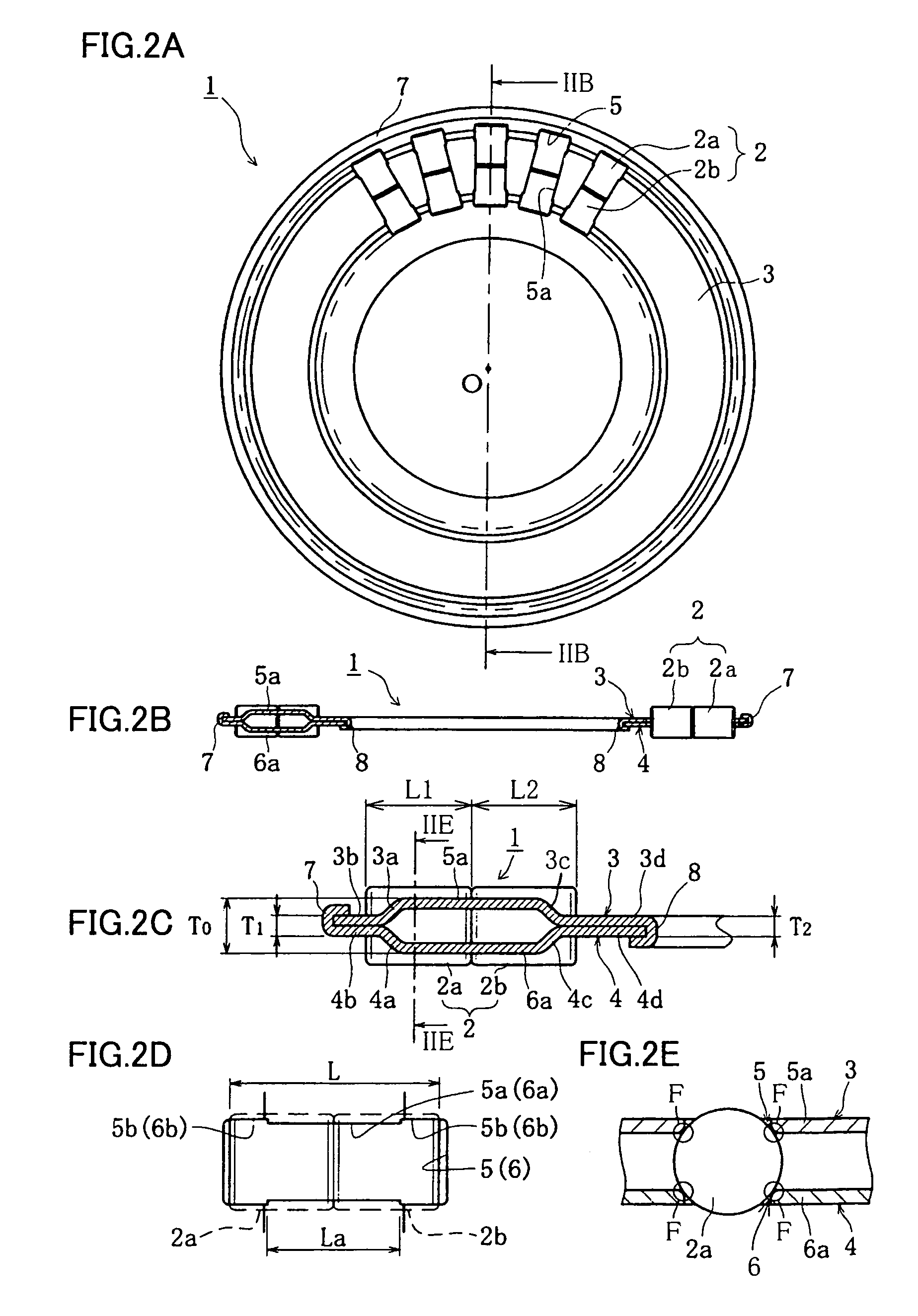 Support structure carrying thrust load of compressor and thrust needle roller bearing